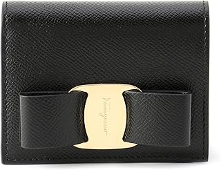 FERRAGAMO フェラガモ 2つ折り財布 22D515 725300 NERO コンパクトウォレット ブラック 黒 [並行輸入品]