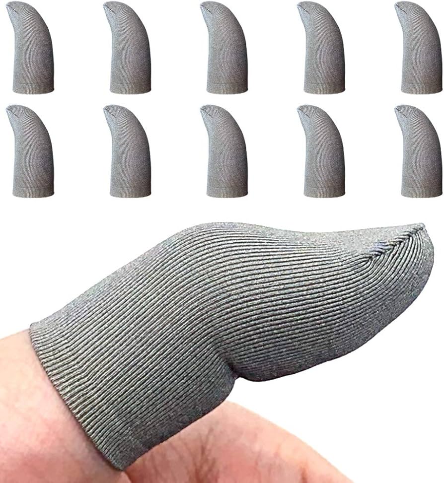 Amazon.co.jp: 【縁部分二重構造·技法の改良】ゲーム 指サック 0.1mm超