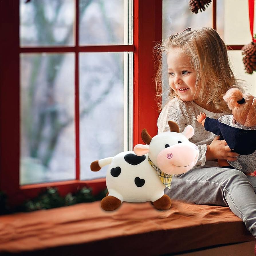 Amazon.co.jp: 牛のぬいぐるみ |かわいい牛のぬいぐるみ |ソフト