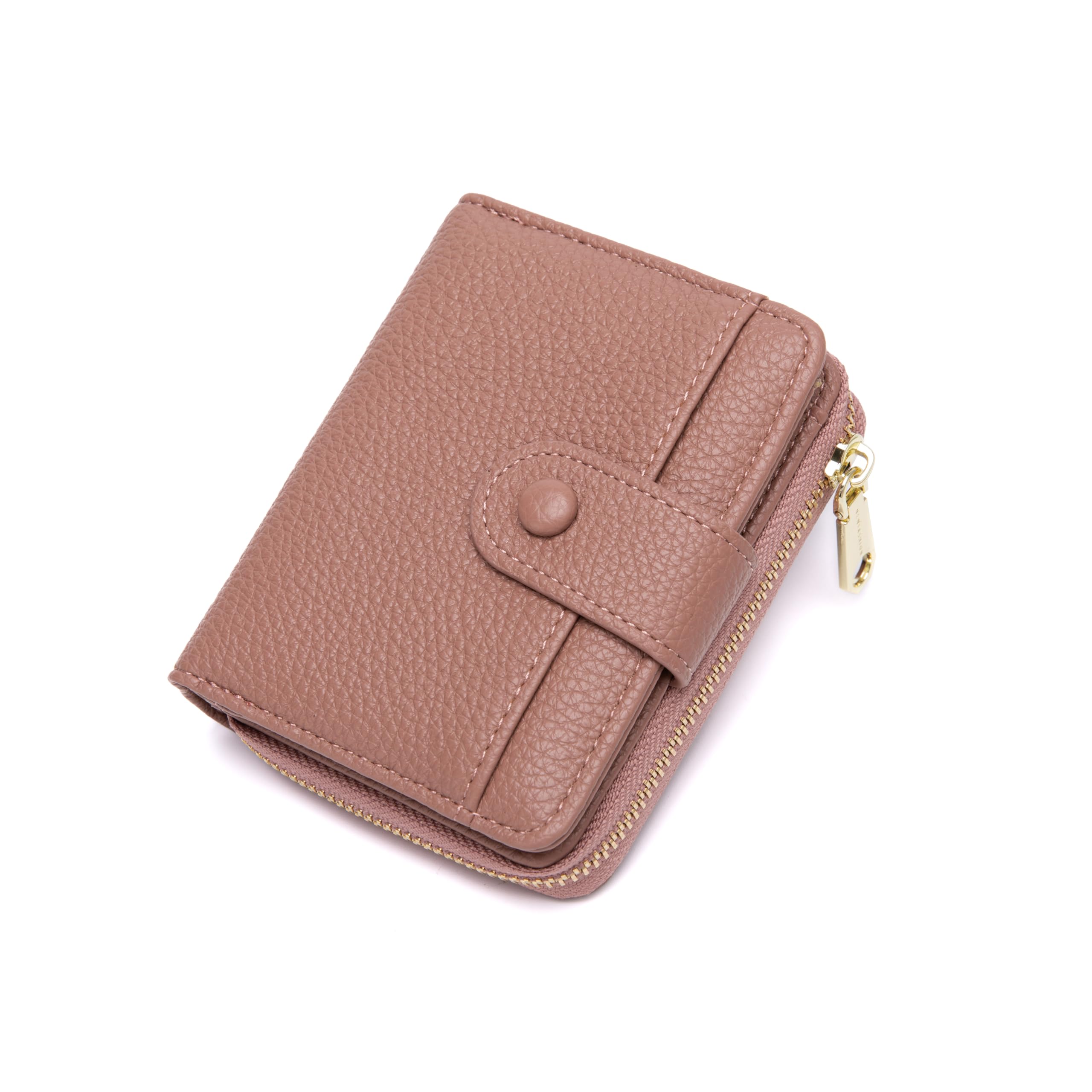 CHAOFANXI Geldbörse Damen Klein, Bifold Leder Kleines Portemonnaie für Frauen, Geldbeutel Damen Klein und im Kurzformat Portemonnaie Kleine Brieftasche Geldbörsemit mit Mehreren Fächern