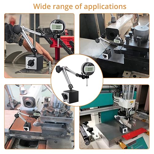 Miniatura 4 de Neoteck Indicador de dial digital y base magnética con cable de datos y estuche de almacenamiento, 0-1 pulgadas1.000 in, 0.000 in 0.0005 pulgadas