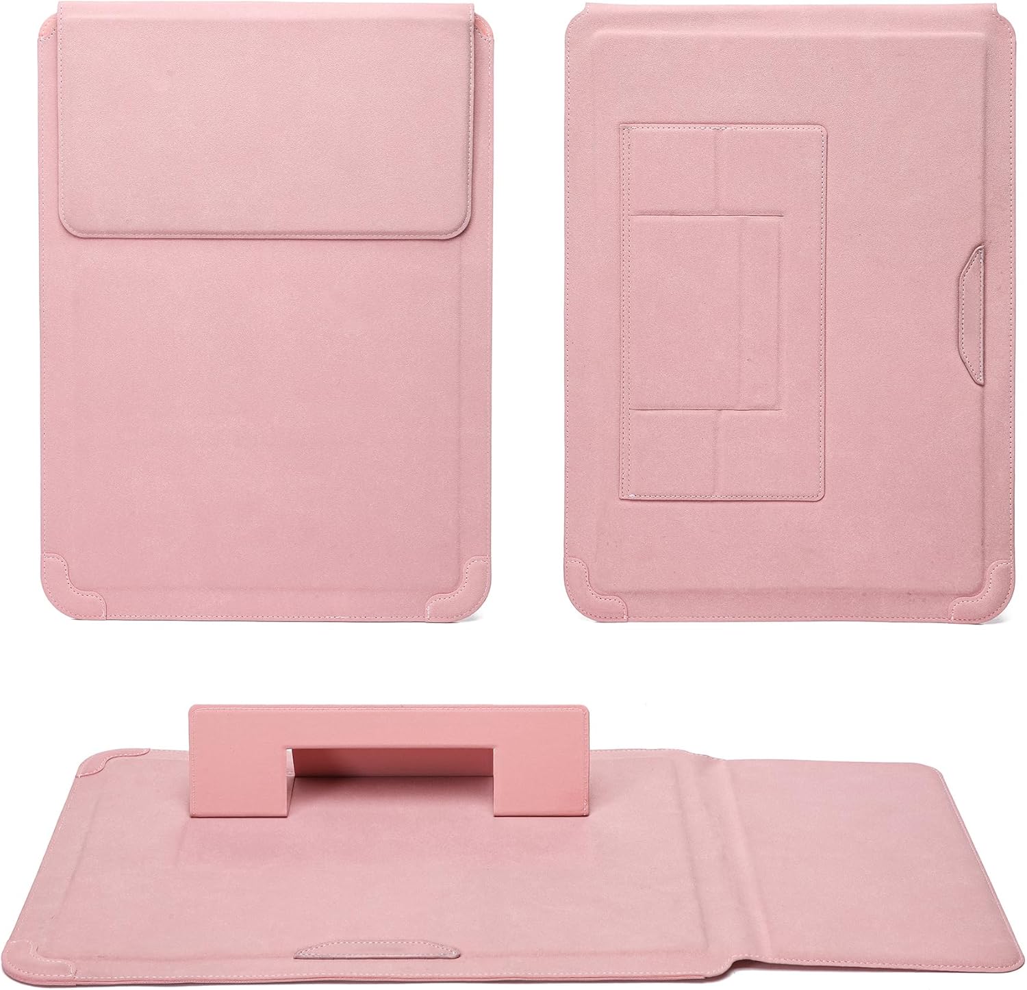 14 Inch Multifunctional Laptop Sleeve Case with Stand Soft Slim Cover for MacBook Pro/Air/ThinkPad X1/Dell XPS/Lenovo Yoga/HP Pavilion/ASUS Zenbook/LG gram/Chromebook 13.5" 13.6" 14.2" 14.5"