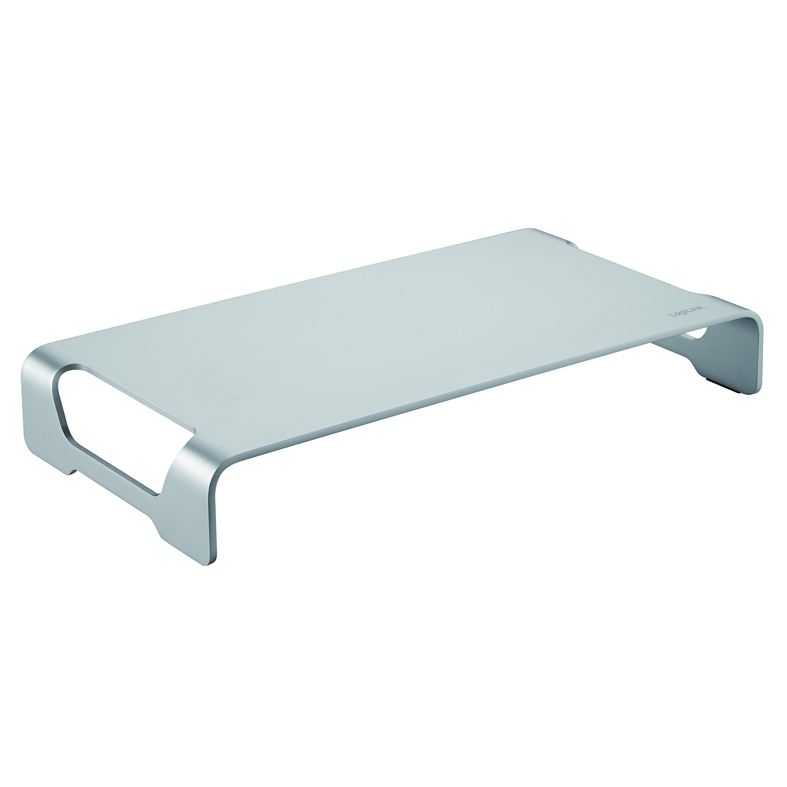 LogiLink BP0033 - Accessori per supporto TV: rialzo per monitor in alluminio (spessore: 5 mm), portata massima 20 kg