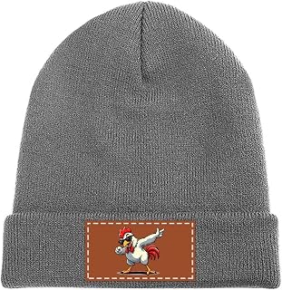 Chicken Dabbing Unisex Beanie Hat Winter Warm Knitted Caps