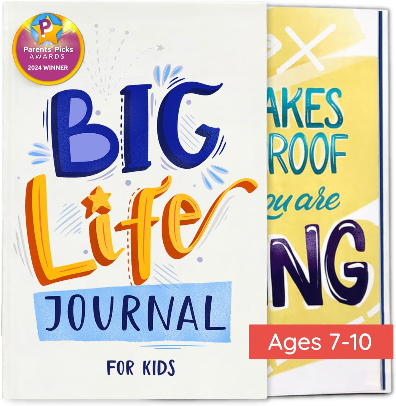 Second Edition: A Growth Mindset Guided Journal for Children – Interactive Journal and Goal Planner for Kids – Guided Journal for Kids with Prompts