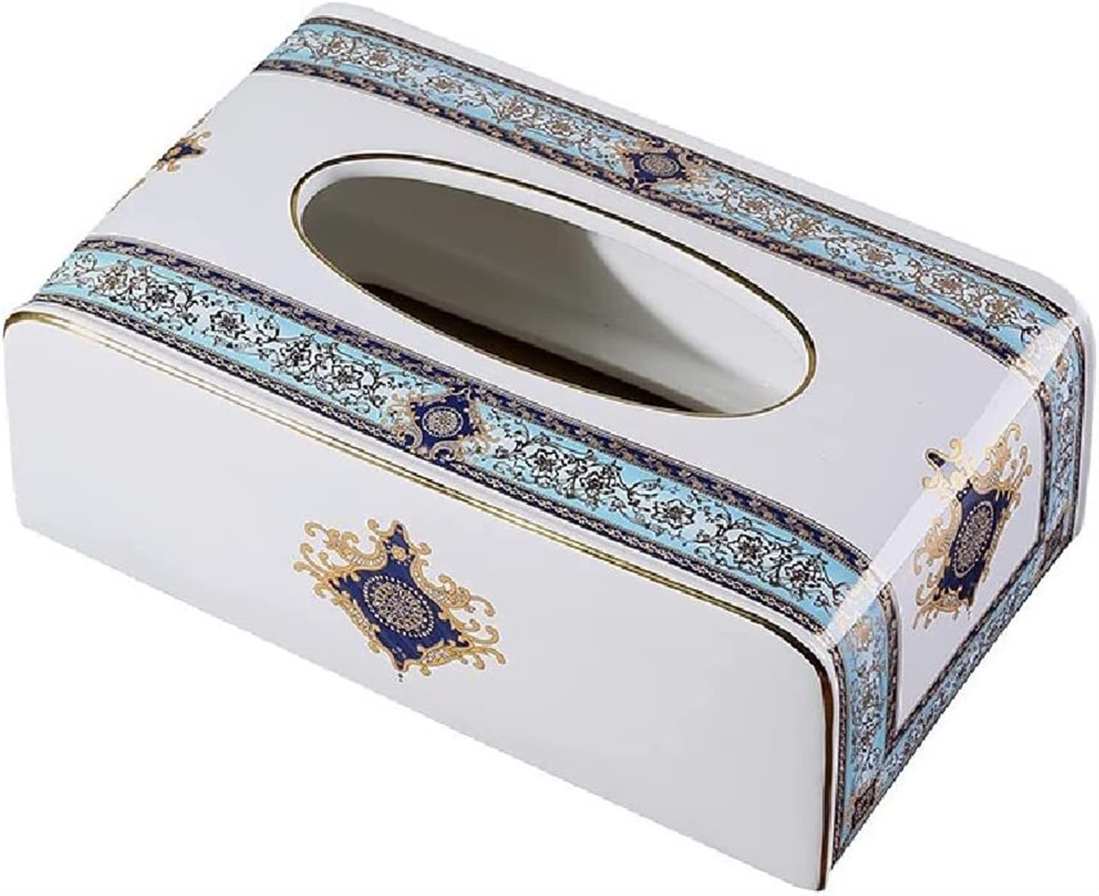 GTHTUHFD Ceramic Tissue Box Home Living Room Accessories Ornaments Drawing Paper Box Coffee Table Decorations