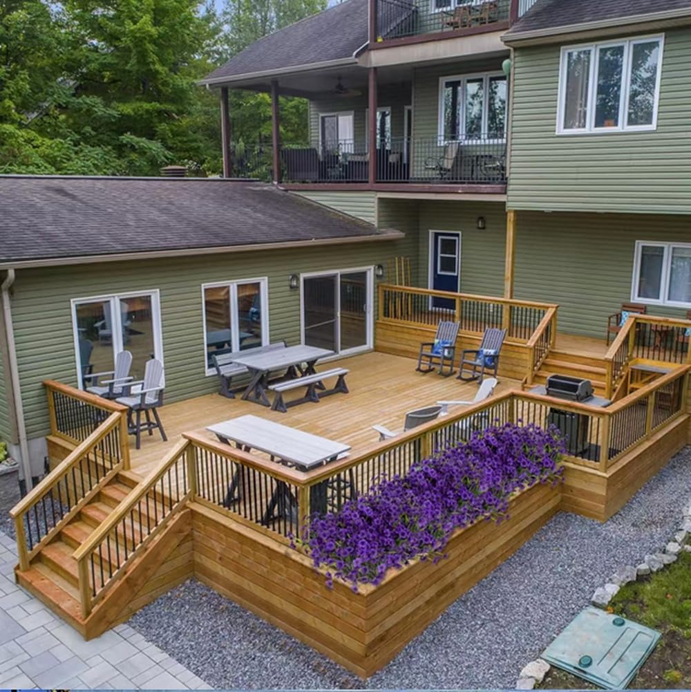 Artificial Flowers 15 Bundles Fake Flowers Plant UV Resistant No Fade Faux Flower Hanging Plant Plastic Greenery Shrubs Garden Porch Window Box Decorating(Purple) - Image 9