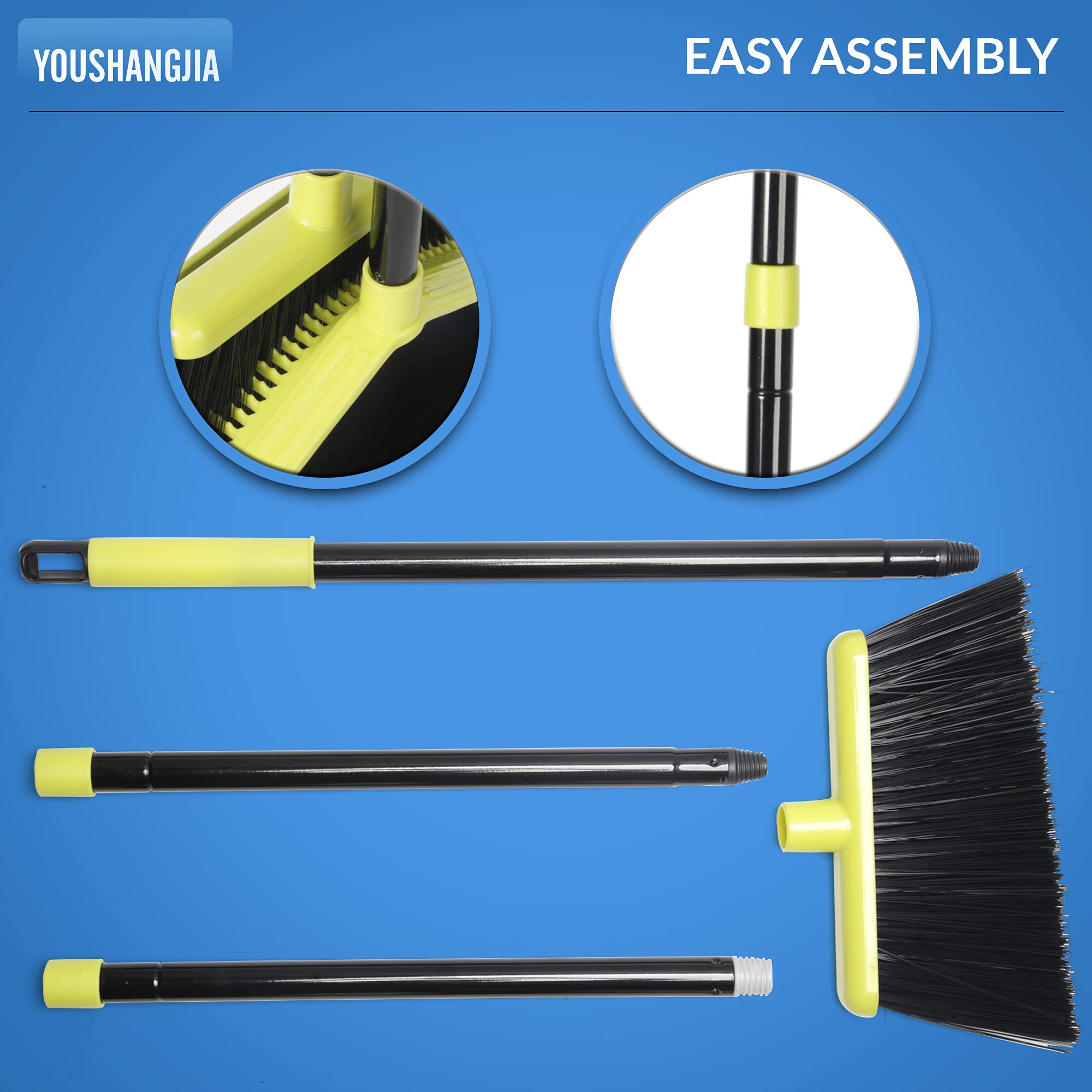 Buy Dustpan Combo Set Broom and Dustpan Set for Home Heavy Duty Kitchen