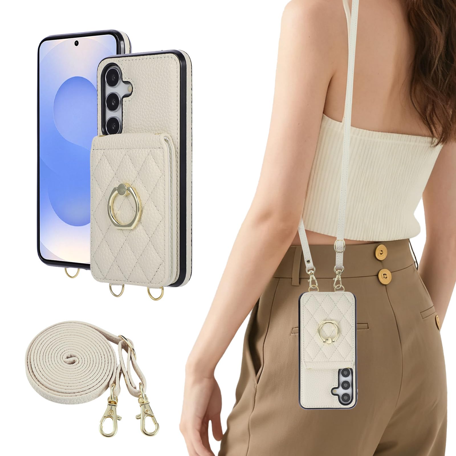 Amazon.co.jp: KW-LINK Galaxy A55 5G 用 ケース 手帳型 ショルダー