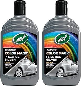 Turtle Wax 52710 Color Magic Car Paintwork Polish & Shine 2 X 500ml Silver