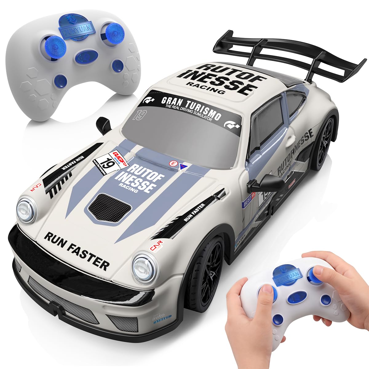 Cosaway Remote Control Car Toys for Kids 3-5 Years, 2.4Ghz RC Car Toys for Boys and Girls Girs Gifts Birthday Christmas