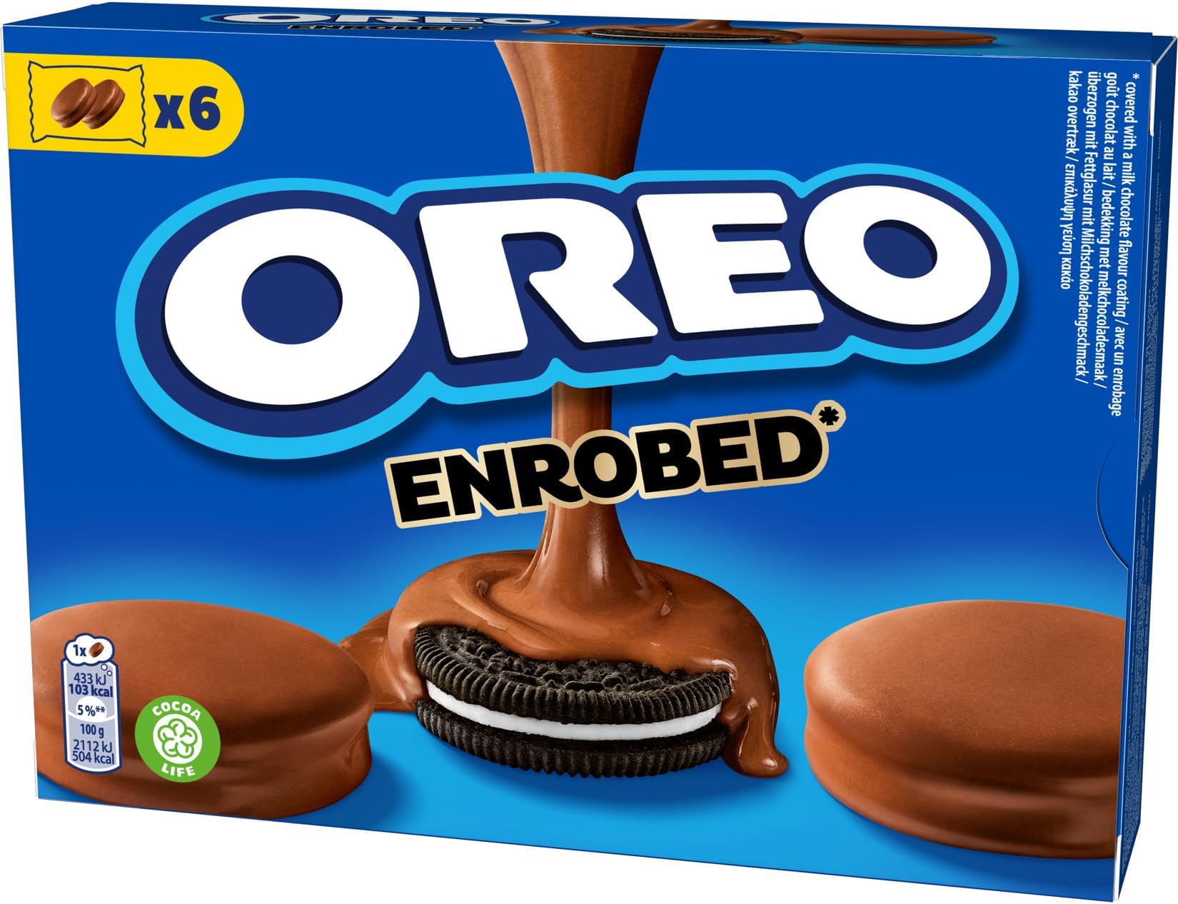 Milk Choc Cookie Covered with Milk Choc