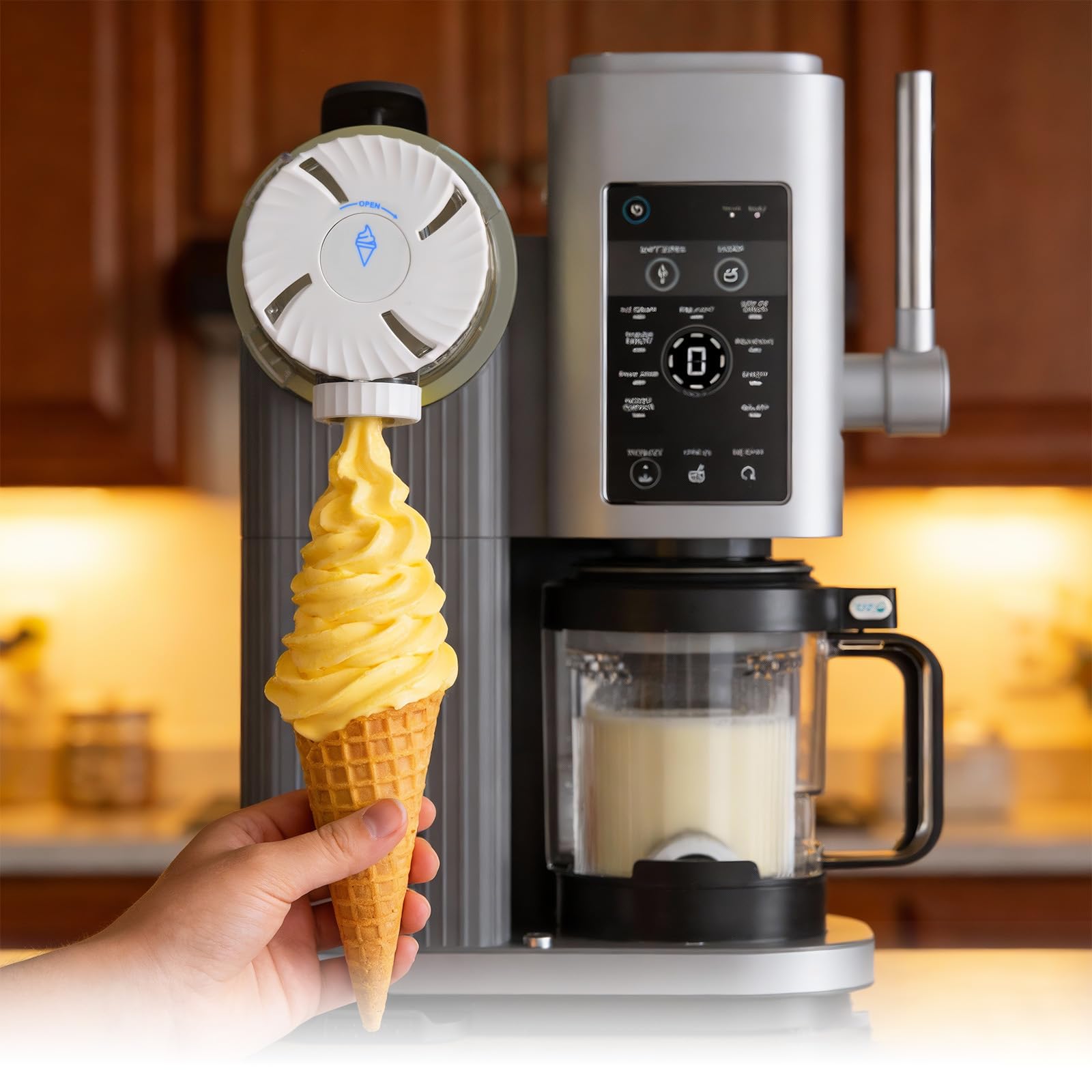 4er-Set Ersatzbehälter für Ninja Creami Swirl NC700 NC701EU Eismaschine (480 ml), Eisbehälter Zubehör BPA-frei & Spülmaschinenfest, mit farbigen Silikondeckeln zur Sortenunterscheidung