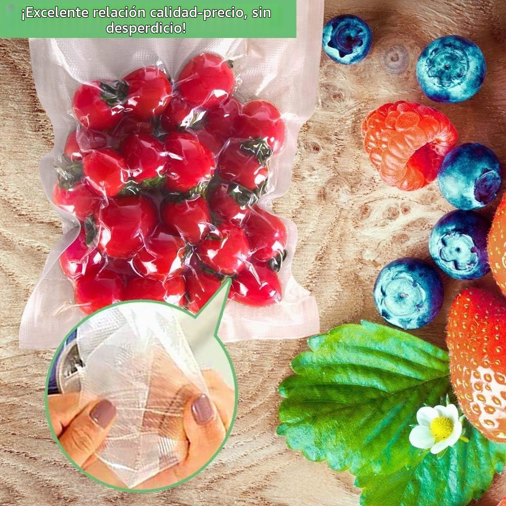 O2frepak 150 Bolsas de Vacío Para Alimentos 15x25/20x30/28x40cm Sin BPA