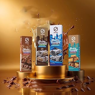 New Zero Melty Protein Bars (22G Protein) Box of 12 Bars (Mix)