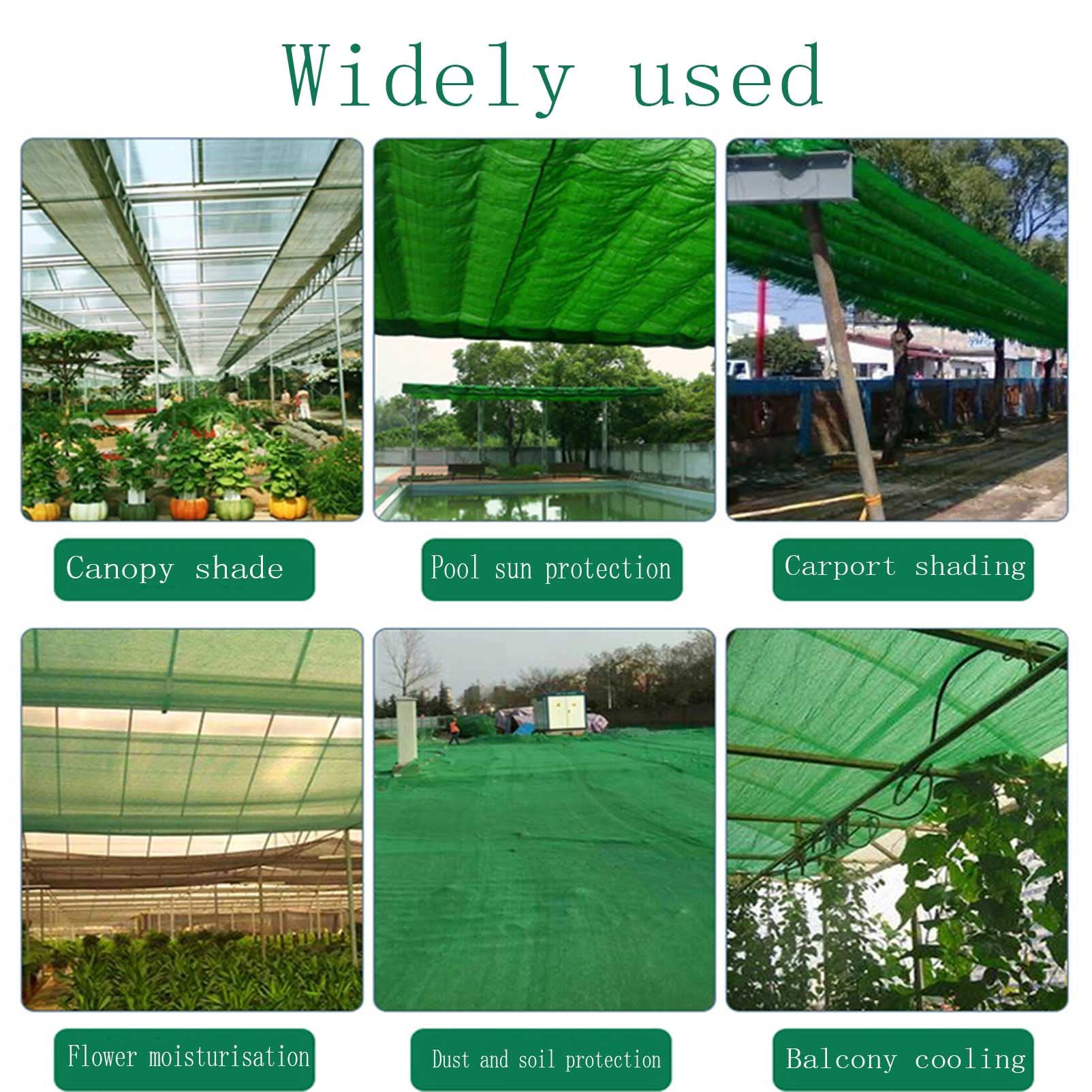 Malla Sombreadora Sun Net Toldo Vela de Sombra Protección Solar Rectangular Tela Verde Red de Sombra Telescópica 90% para Malla de Ocultación para Invernadero Jardín (5x9m(16.40x29.52ft))