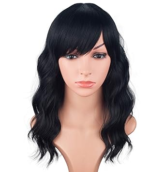 Peluca cabello negro Outlet