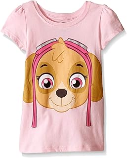 Nickelodeon Little Girls' Paw Patrol Short Sleeve T-Shirt Shirt