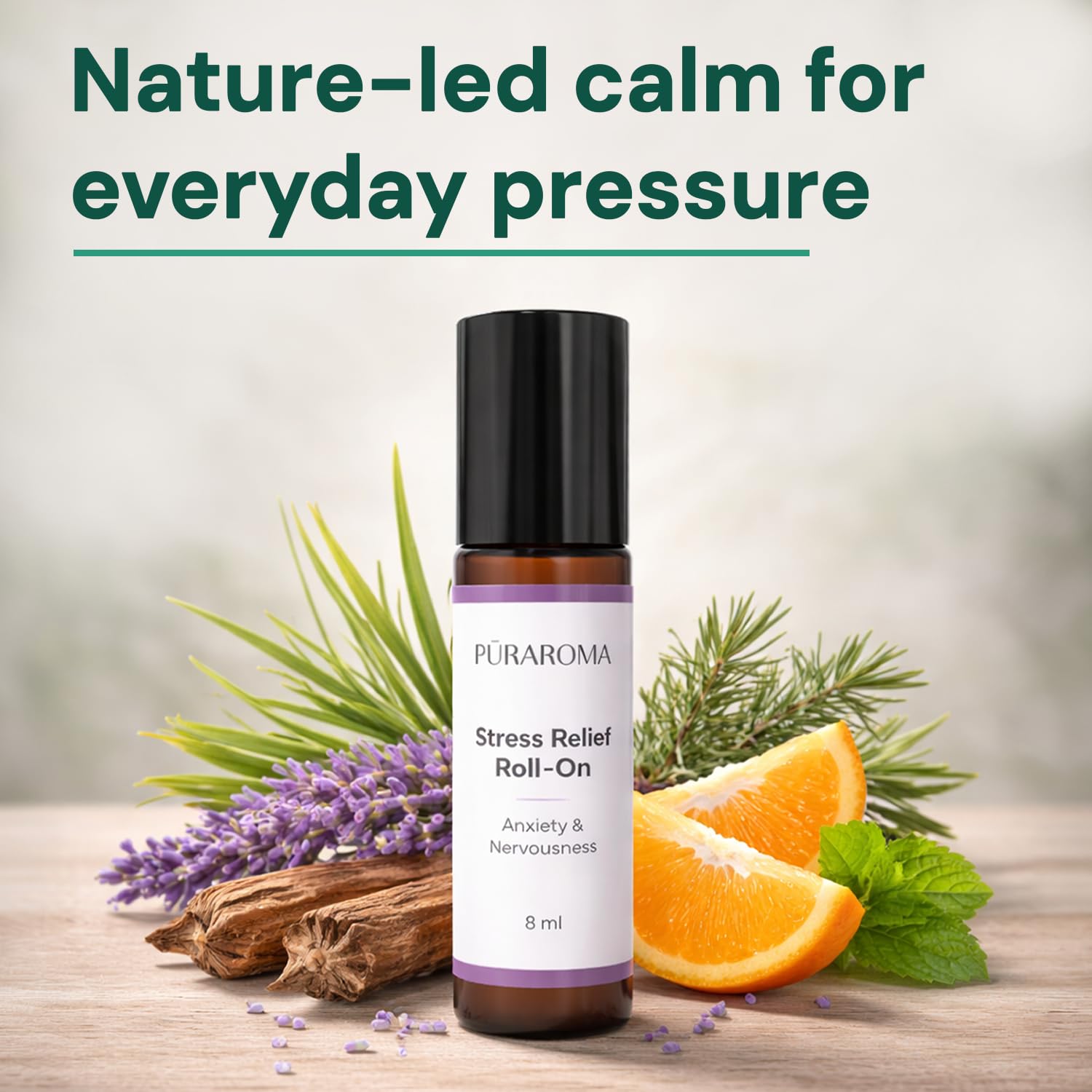 Stress Relief Roll-On 8ml | Natural Essential Oil Blend | Calms Stress, Balances Emotions & Supports Sleep | Fast-Acting Relief | Portable & Easy-to-Use | Ideal for On-the-Go Relaxation — Amazon image 11
