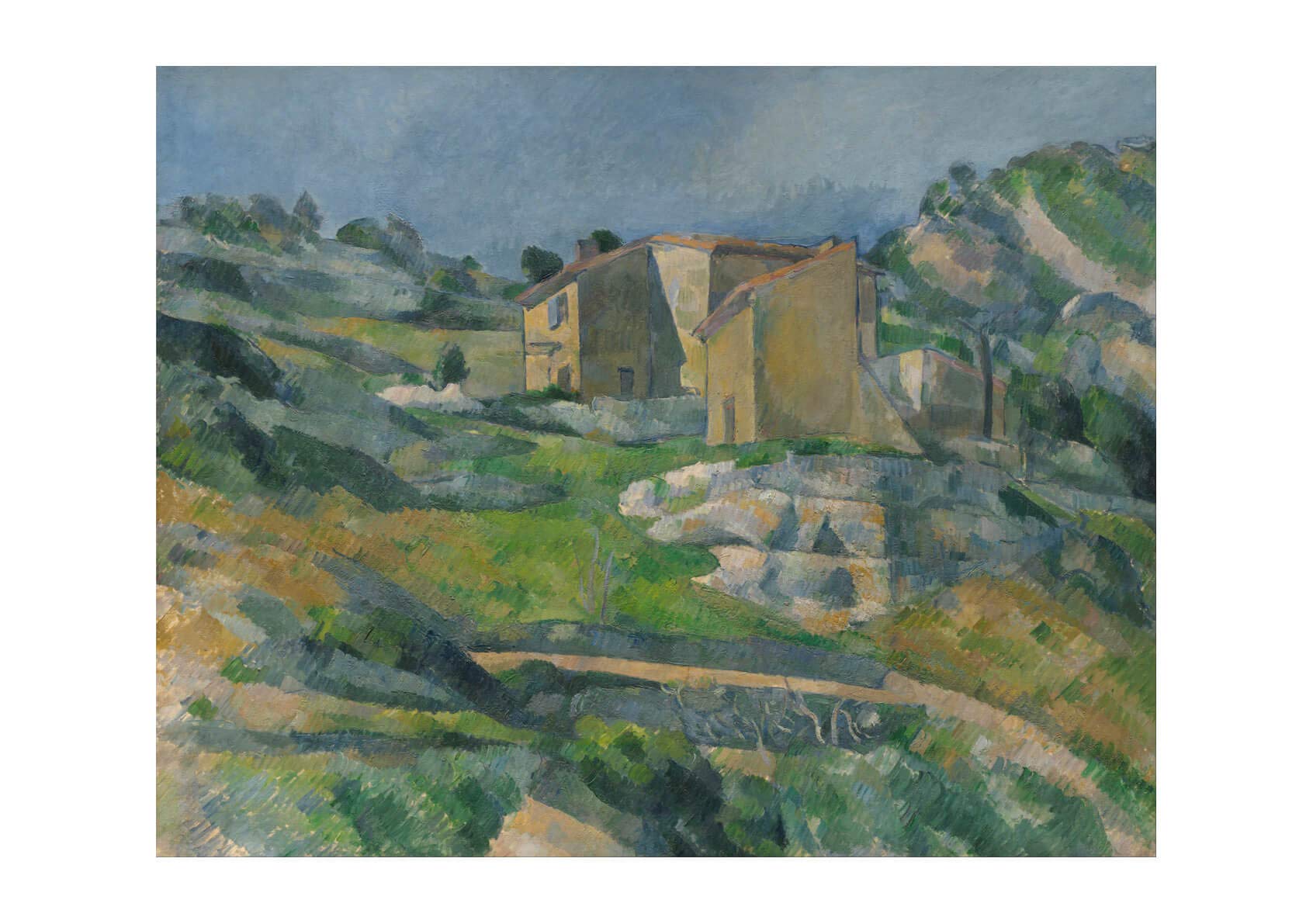 Tableau de Paul Cezanne souvenir de Provence decoration interieure empreinte de poesie