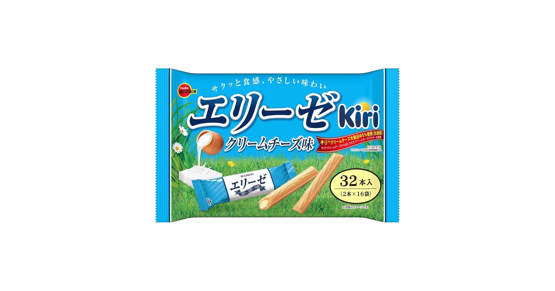 くりぃむちぃず Amazon.co.jp: ブルボン エリーゼクリームチーズ味 32本×12袋
