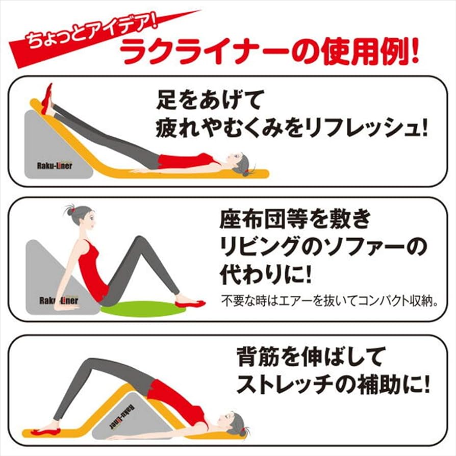 【東京から即日発送】Raku-Liner エアリクライニング プレミアム Amazon.co.jp: エアーリクライニングマット 「Raku-Liner（ラク