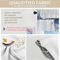 Vista 937 de Cenefas de cocina modernas con patrón de cobre marrón dorado para ventanas, cenefas opacas abstractas de marcas de arañazos y cortinas opacas