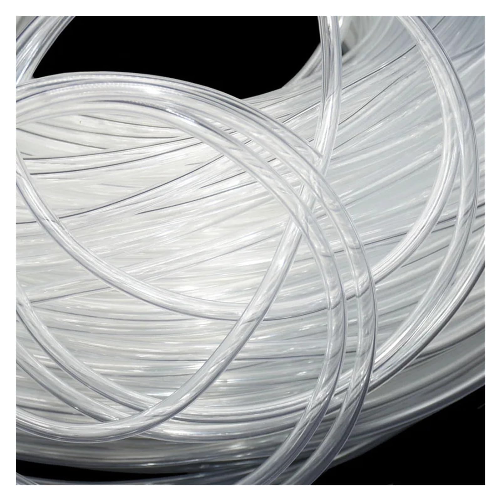 Generico Forniture per Il Giardino Tubo Flessibile da Giardino in PVC da 1/4" Tubo espandibile Trasparente da 4/7 Tubo per irrigazione a Goccia Tubo per irrigazione dell'Acqua da 20 m Tubo