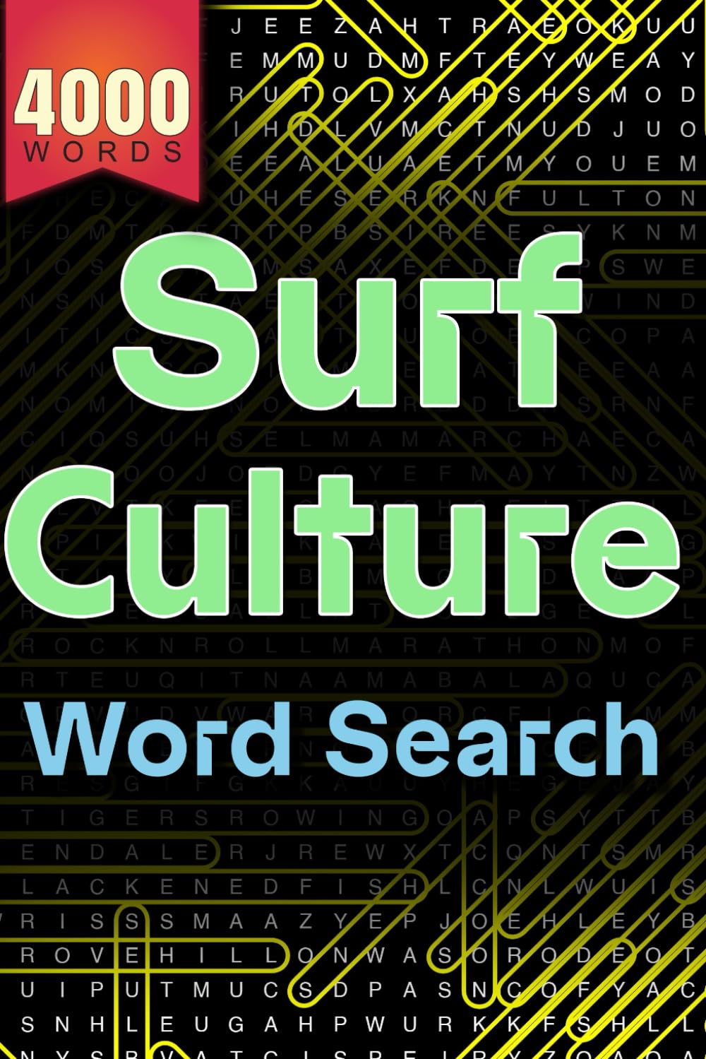 Surf Culture Word Search Book: 200 Puzzles for Ocean Lovers | 4000 Hidden Words| Brain Training for Adults, Seniors, and Teens with Solutions: Big ... Perfect for Enthusiasts, Seniors, Adults,
