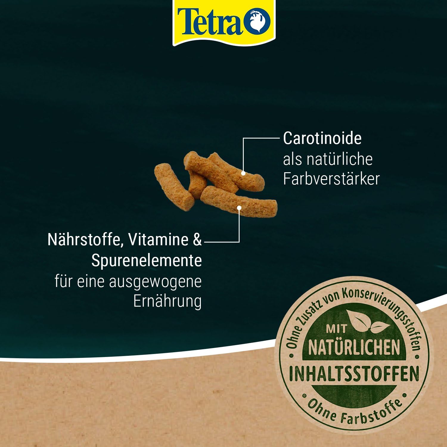 Tetra Pond Koi Sticks - Koi-Futter für farbenprächtige Fische und eine verbesserte Wasserqualität, 50 L Sack