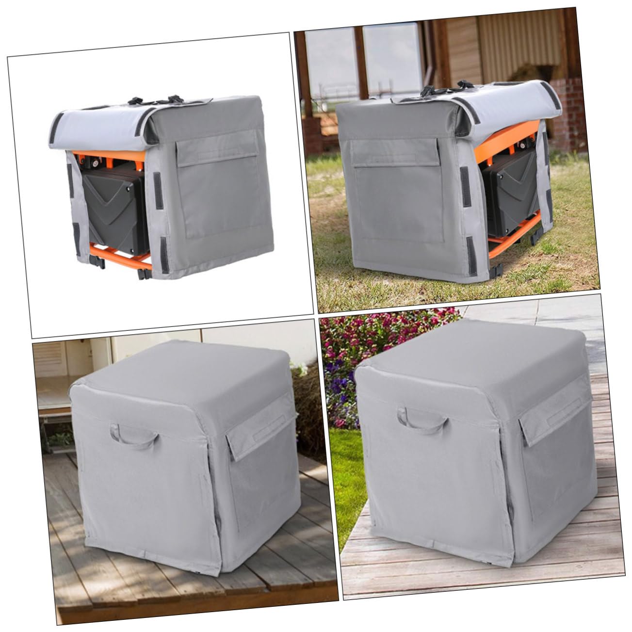 Toddmomy Cubierta Del Generador Oxford Duradera Capucha Protectora Contra Sol y Lluvia Para Uso Portátil y Generadores De Varios Modelos