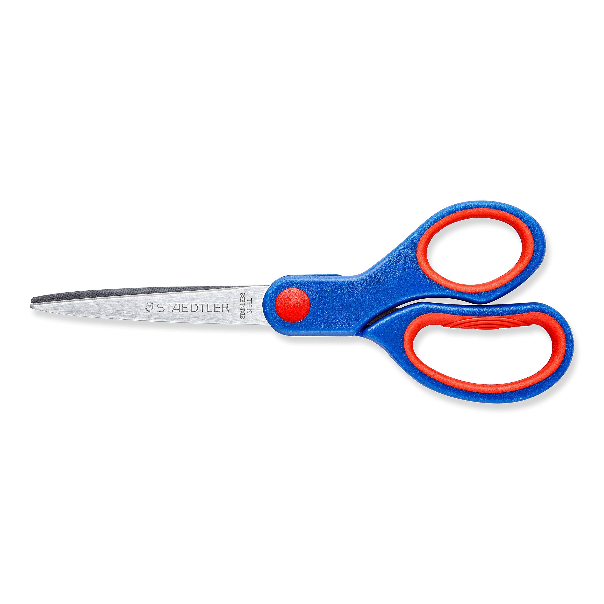 Staedtler Noris 965 17 NBK - Forbici Per Bambini Destrorsi - 2 Pezzi, Lame Arrotondate In Acciaio Inox, 17 Cm