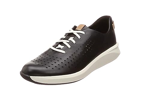 Amazon クラークス スニーカー アンリオタイ 本革 レディース ブラックレザー 25 Cm スニーカー