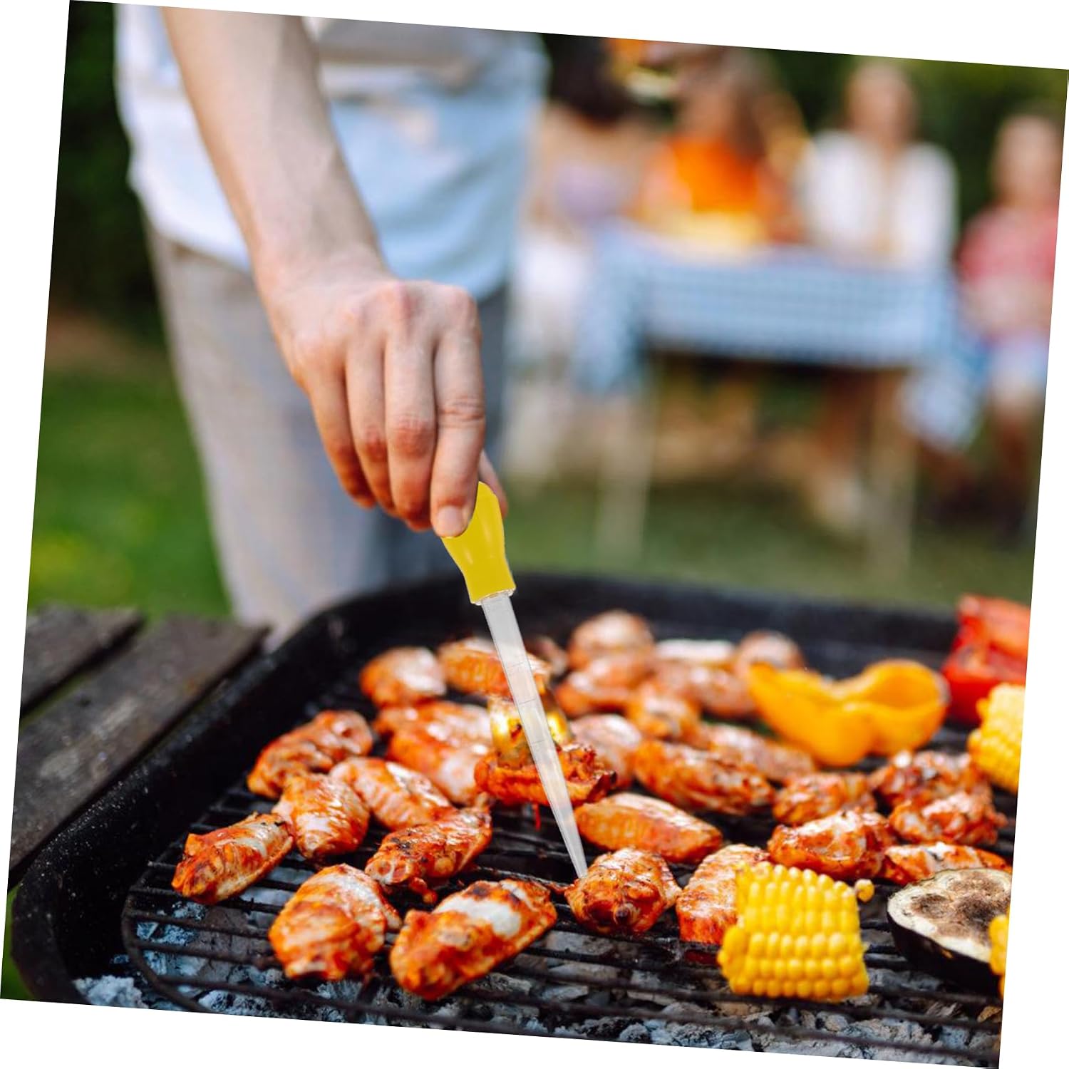 Meat Baster Kitchen Turkey Cooking Bbq Greaser Marinade Injector Sauce Baster Seasoning Injection Tool