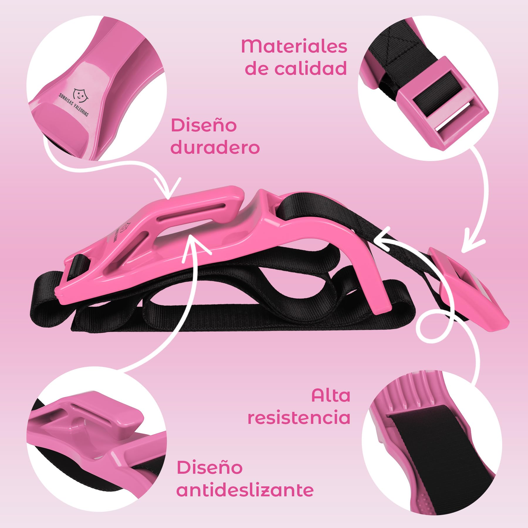 Sogni e gioia Cintura di sicurezza per auto approvata SMILES AND JOYS – Adattatore per cintura di sicurezza – Protegge il tuo bambino e riduce il rischio di pressione sulla pancia – Comoda e sicura