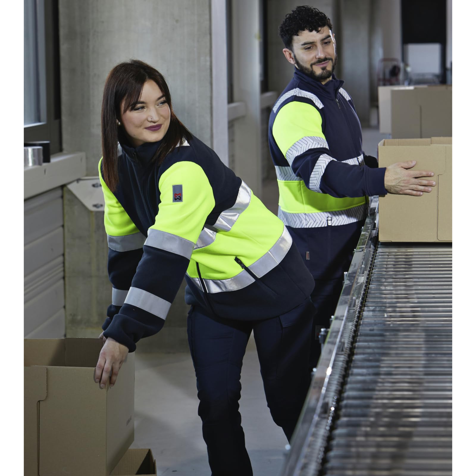 WüRTH MODYF Polaire haute visibilité FLUO ONE jaune/marine