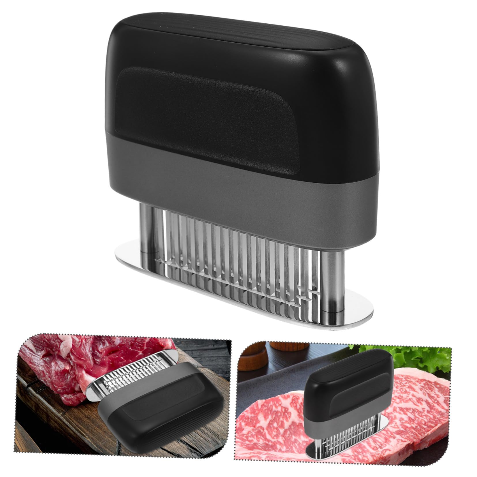 Herramientas para Ablandar Carne Martillo para Carne Aguja Ablandadora De Acero Inoxidable