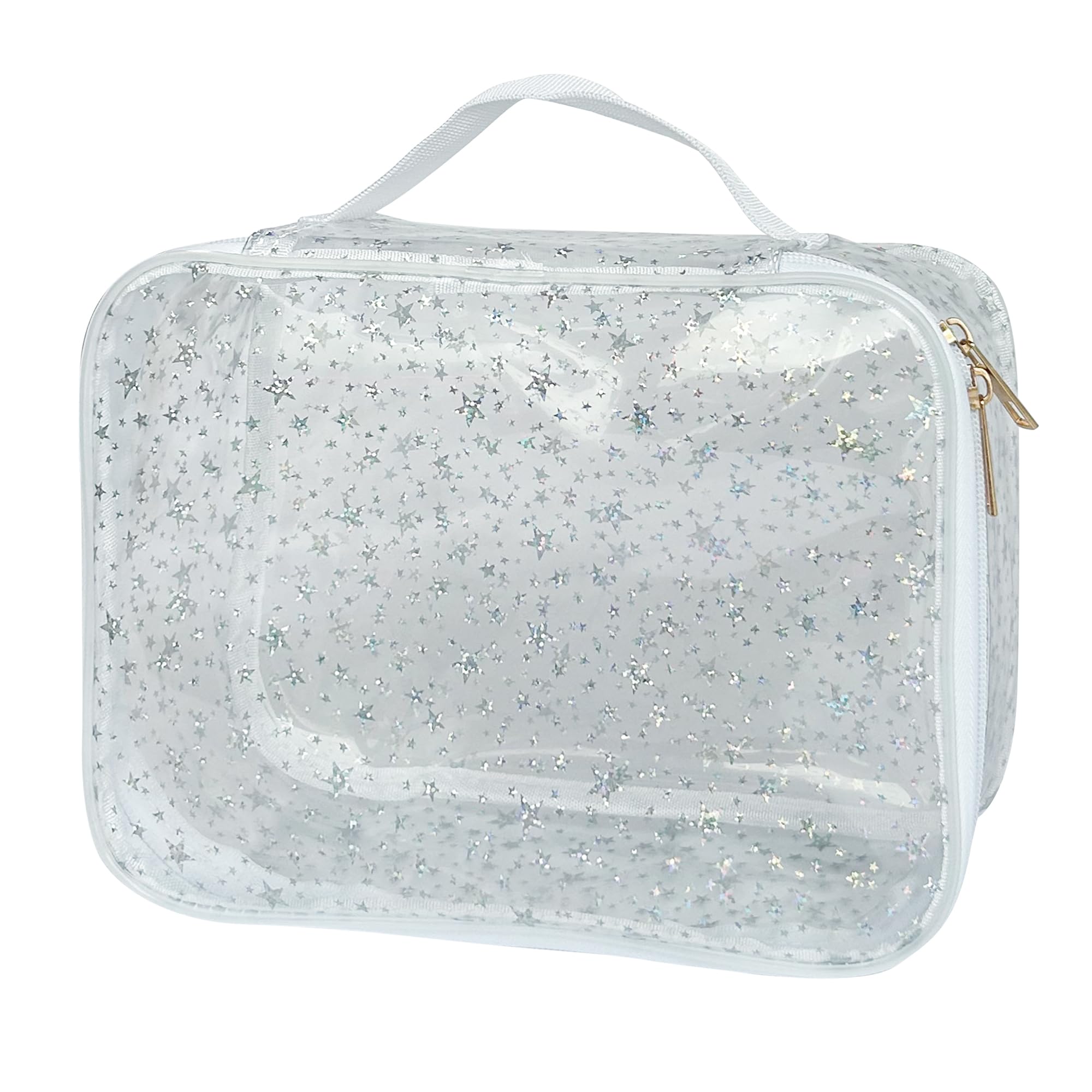 TotePrint Sternenmuster PVC Kosmetiktasche Wasserdicht Quadr
