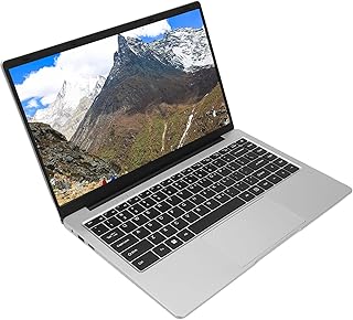 Laptop de 15,6 Polegadas, Quad Core Quad Thread Laptop US Plug 100-240 V para Assistir (16G com impressão digital SSD 256G)