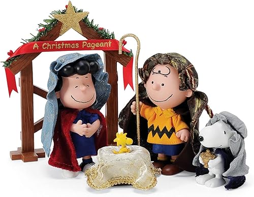 Department 56 Peanuts by Possible Dreams - Juego de figuras de desfile de Navidad, 7.5 pulgadas, multicolor