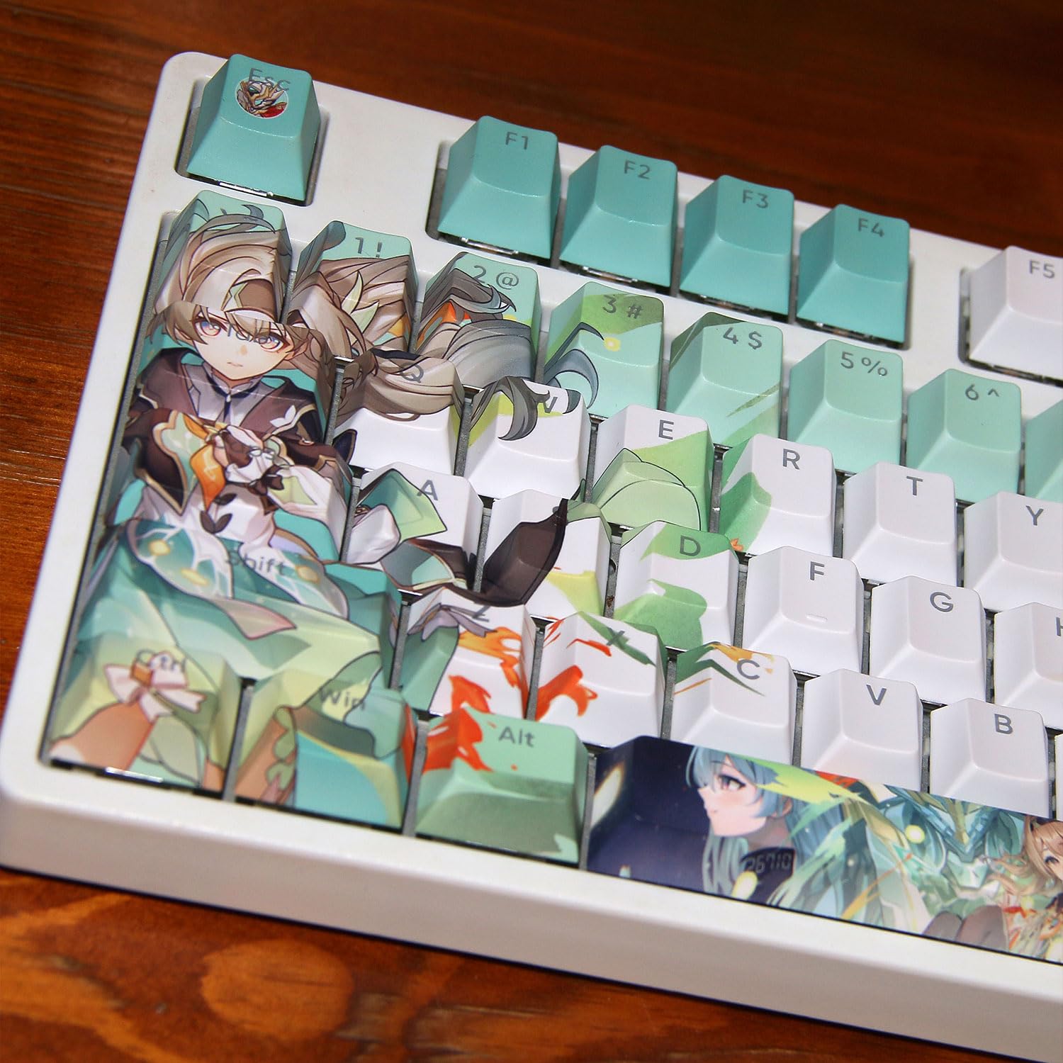 Amazon | 崩壊 スターレイル ホタル キーキャップ グッズ PBT染め 熱