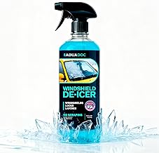 AquaDoc De-icer for Car Windshield - Liquid Ice Melter for Windshields, Windows, Door Locks & Latches - Car De Icer Spray for Fast Ice Removal - 16oz