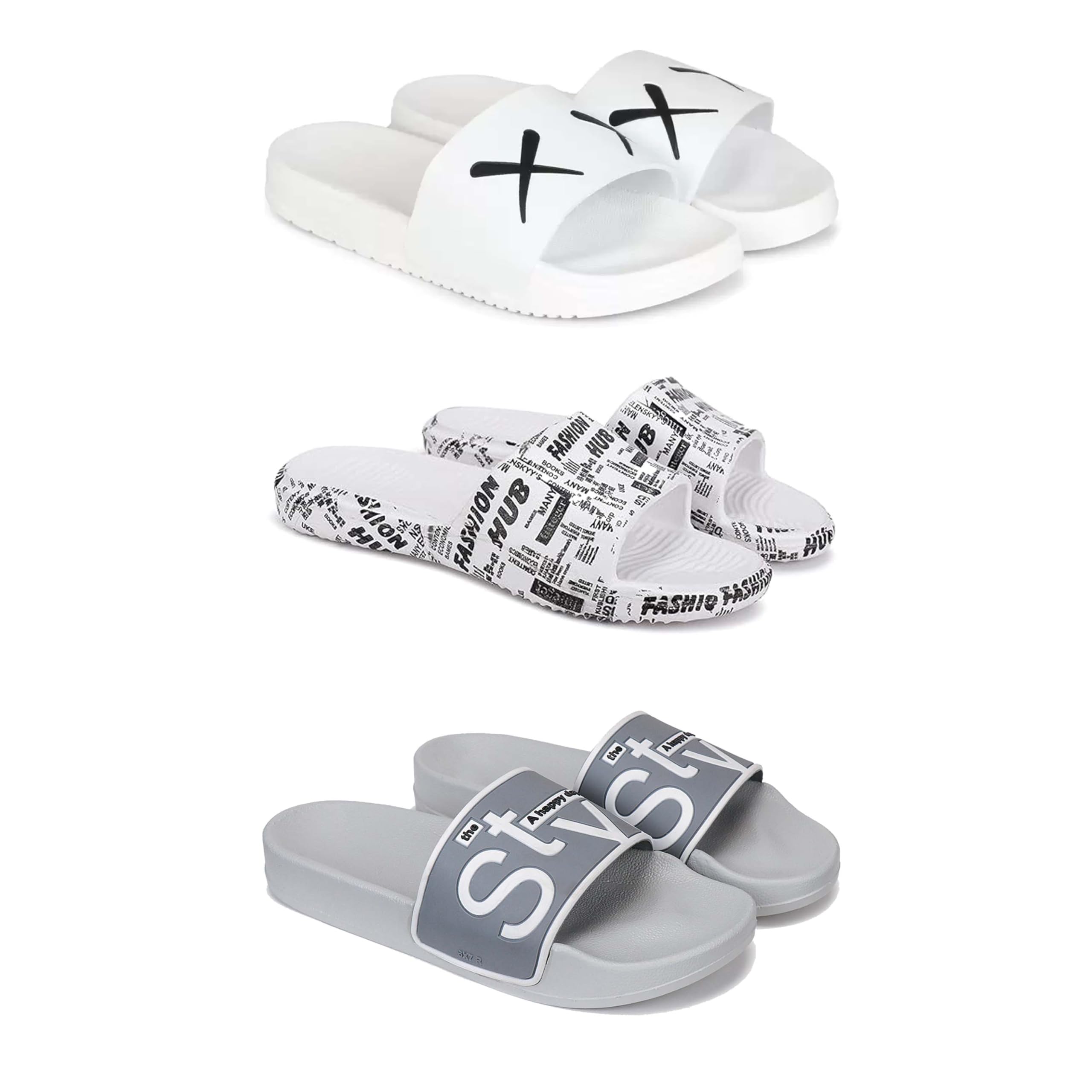 Men's Sandals | Lightweight Wear| Stylish & Easy to Wear For Men's GRP-San-(3-COMBO)-3029-3104-1589