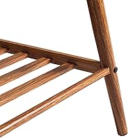 Vista 4 de AMNOOL Modern 19.7 Inch Coffee Table Brown Coffee Table Living Room Coffee Table Bedroom Coffee Table Storage Coffee Table Coffee Table Decoration