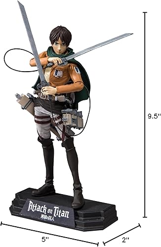 Miniatura 4 de McFarlane Toys Attack On Titan Eren Jaeger - Figura de acción coleccionable de 7 pulgadas