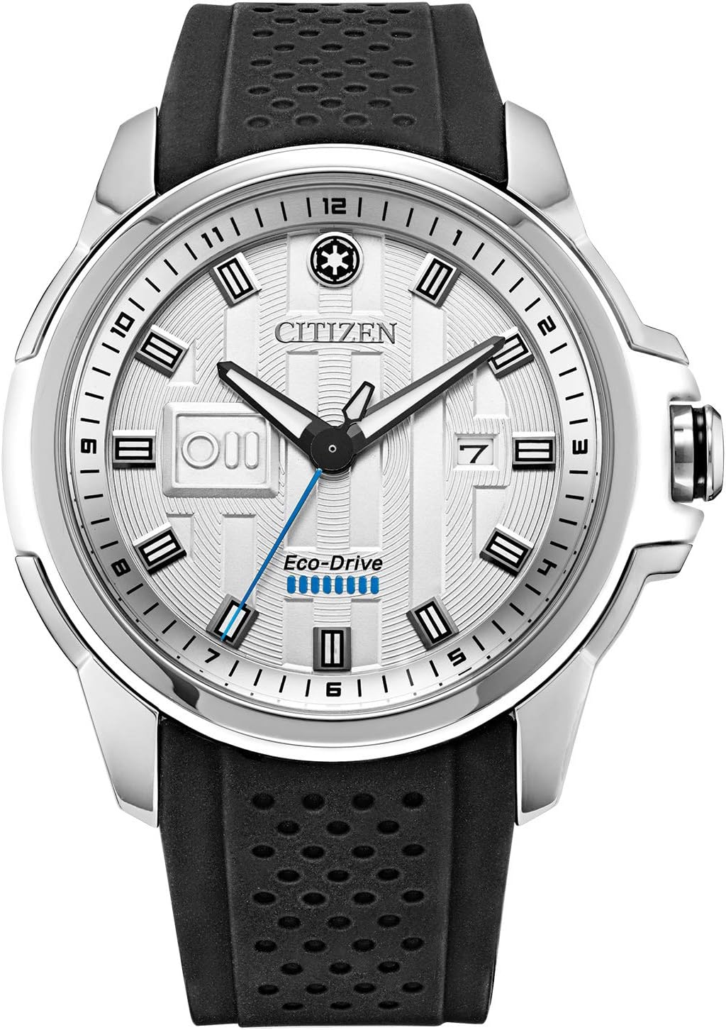Citizen Eco-Drive Star Wars Quartz Mens Watch, Stainless Steel with Polyurethane strap, Stormtrooper, Black (Model: AW1650-04W)
