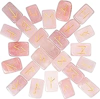 Vista 13 de Juego de piedras de runa de labradorita, piedra pulida, suministros de brujería de élder Futhark, piedras preciosas runas espirituales vikingas