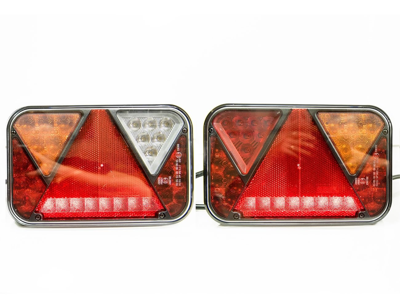 Tylne światło LED 12V prawe + lewe, 6 funkcji, przyczepa, samochód kempingowy