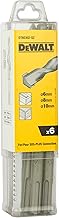 DEWALT DT60302-QZ - Juego de 6 Brocas SDS-PLUS, Brocas Ø6mm x2, Ø8mm x2, Ø10mm x2, Perforación en Hormigón, Brocas SDS-PLUS para Martillos Perforadores