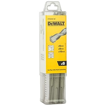 DEWALT DT60302 SDS-Plus Hammer Drill Machine Bit-Set (Pack of 6)